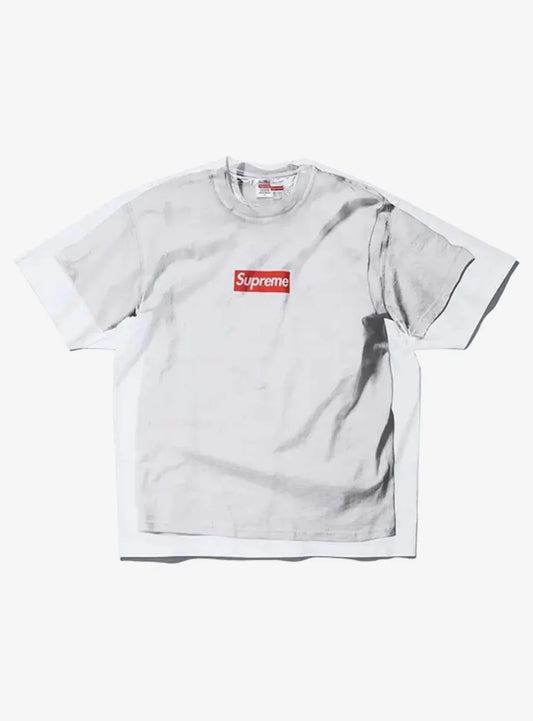 SUPREME MM6 MAISON MARGIELA BOX LOGO T-SHIRT WHITE