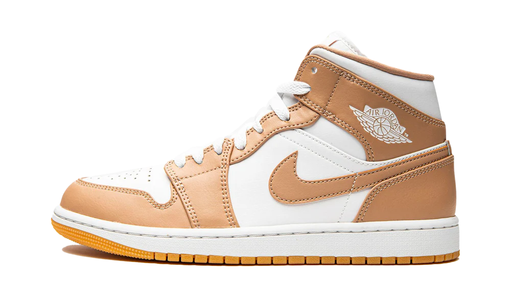 Air Jordan 1 Mid Tan Gum