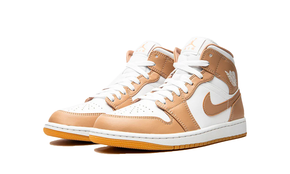 Air Jordan 1 Mid Tan Gum