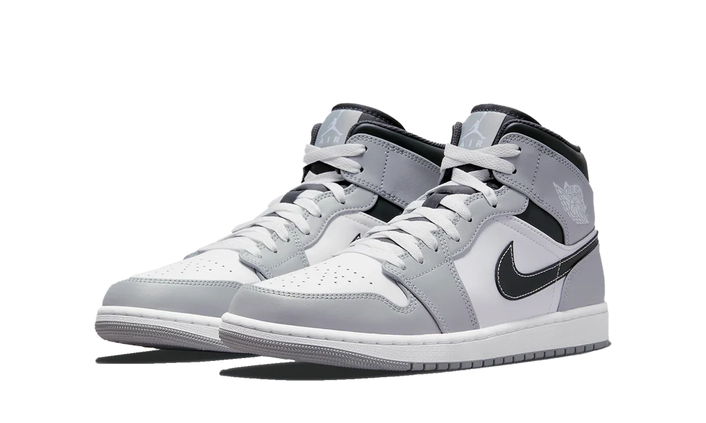 Air Jordan 1 Mid Light Smoke Grey Anthracite