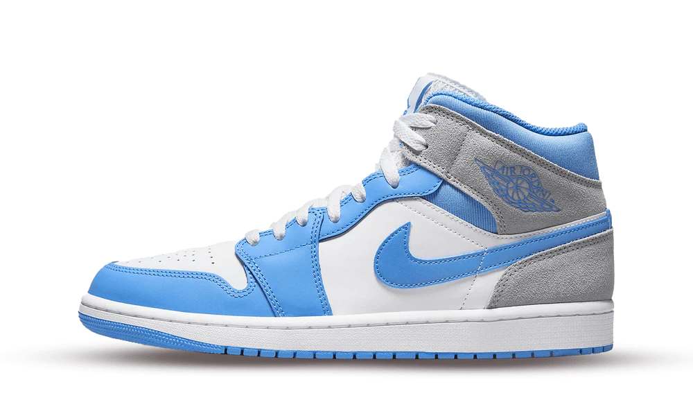 Air Jordan 1 Mid University Blue Grey