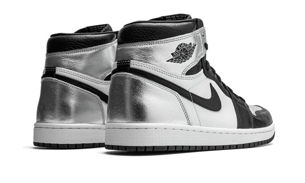 Air Jordan 1 Retro High Silver Toe