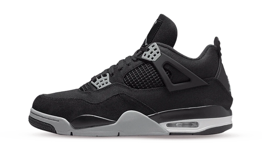 Air Jordan 4 Black Canvas