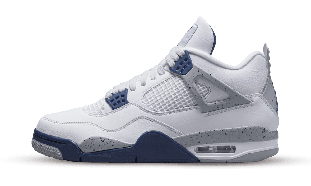 Air Jordan 4 Retro White Midnight Navy