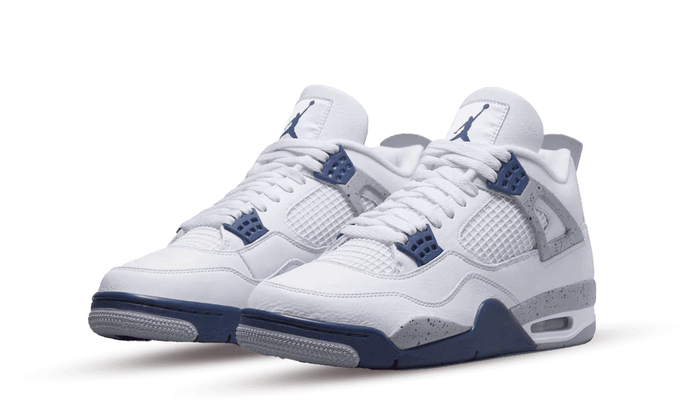 Air Jordan 4 Retro White Midnight Navy