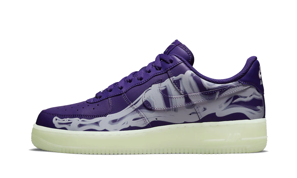 Air Force 1 Low Purple Skeleton Halloween (2021)